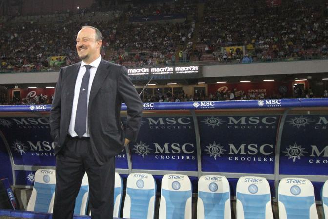 Il tecnico Rafa Benitez: il Napoli sta gi assimilando le sue idee e lui apprezza: 